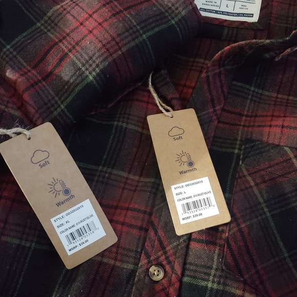 Flannel button down (2 sizes) - Picture 2 of 2
